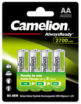 Camelion AA 4 2700mah Rechargeable Batteries Rechargeable cells 2700mah